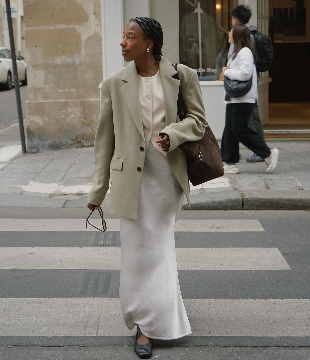 Maxi with blazer discount